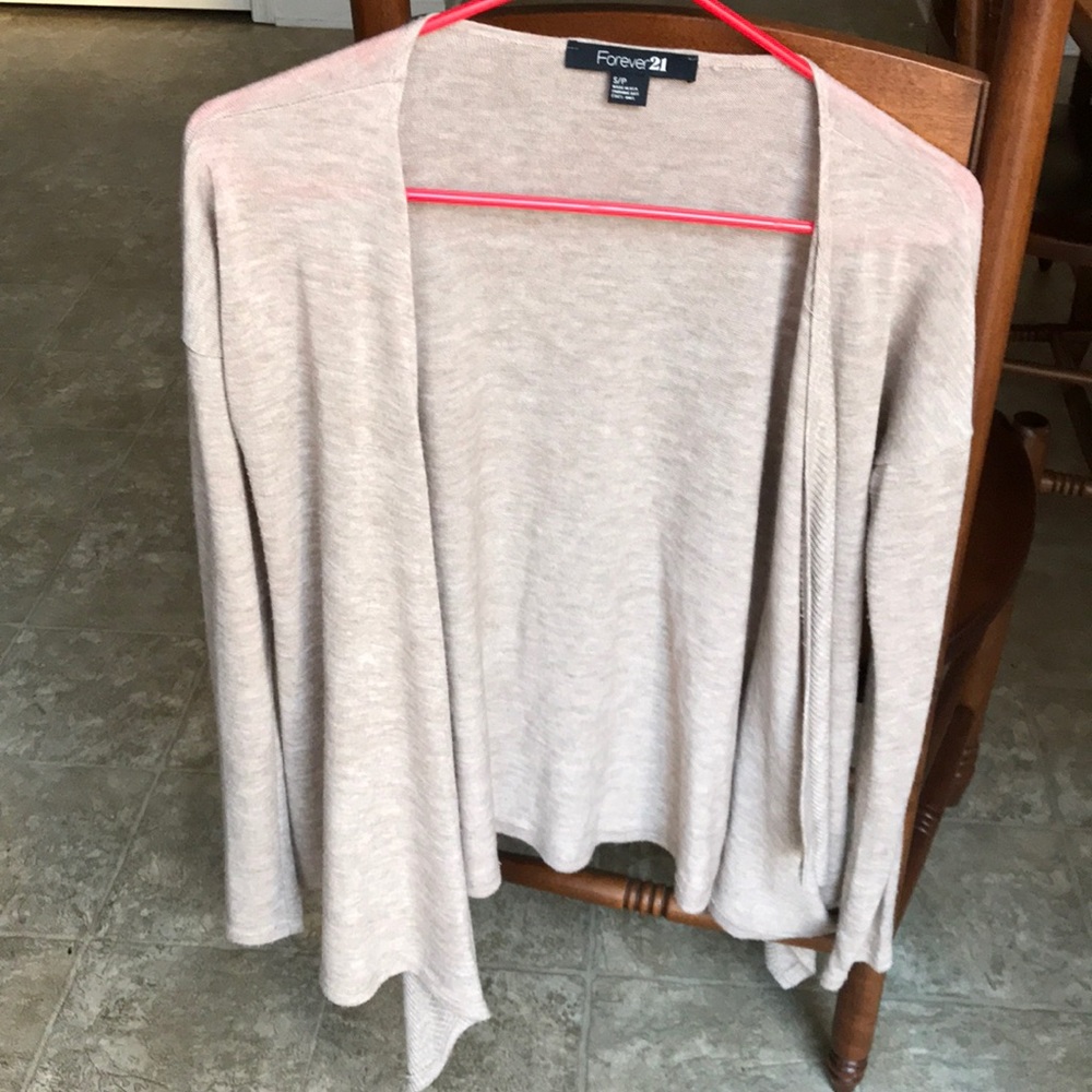 Tan cardigan